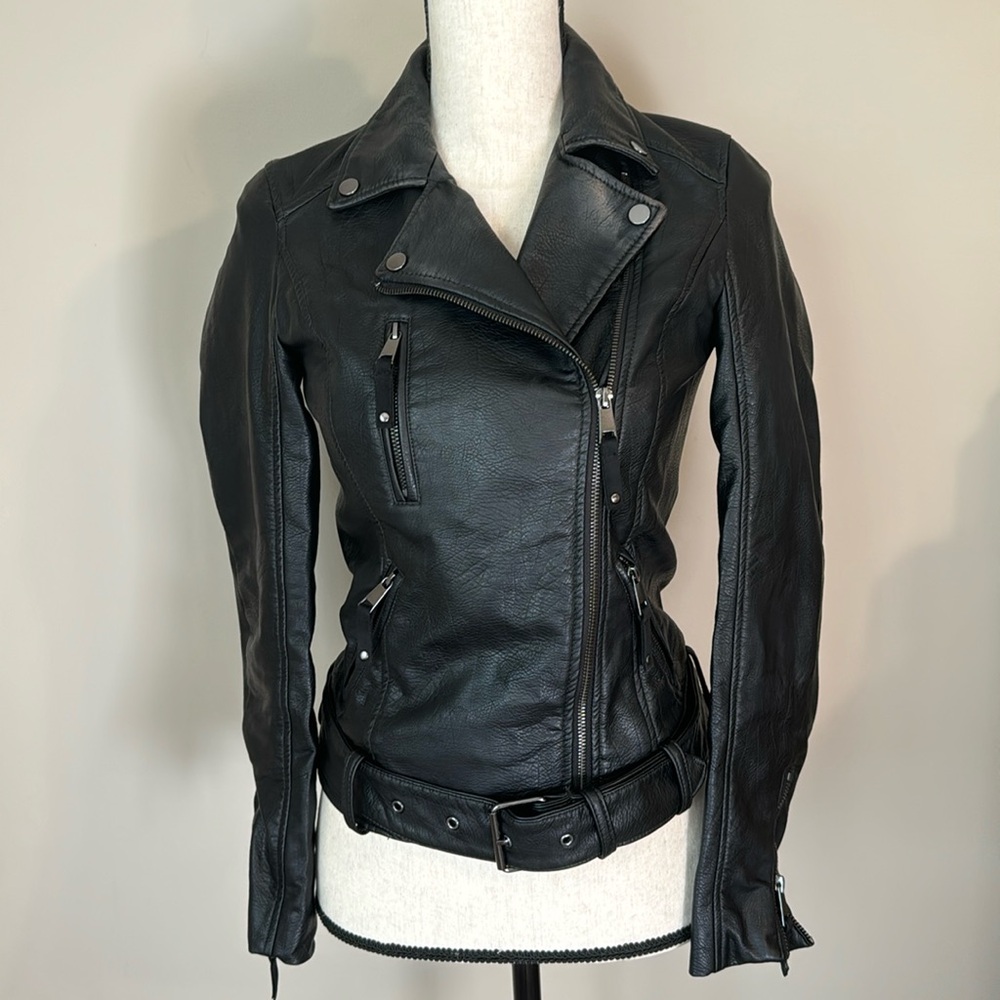 H&M leather jacket